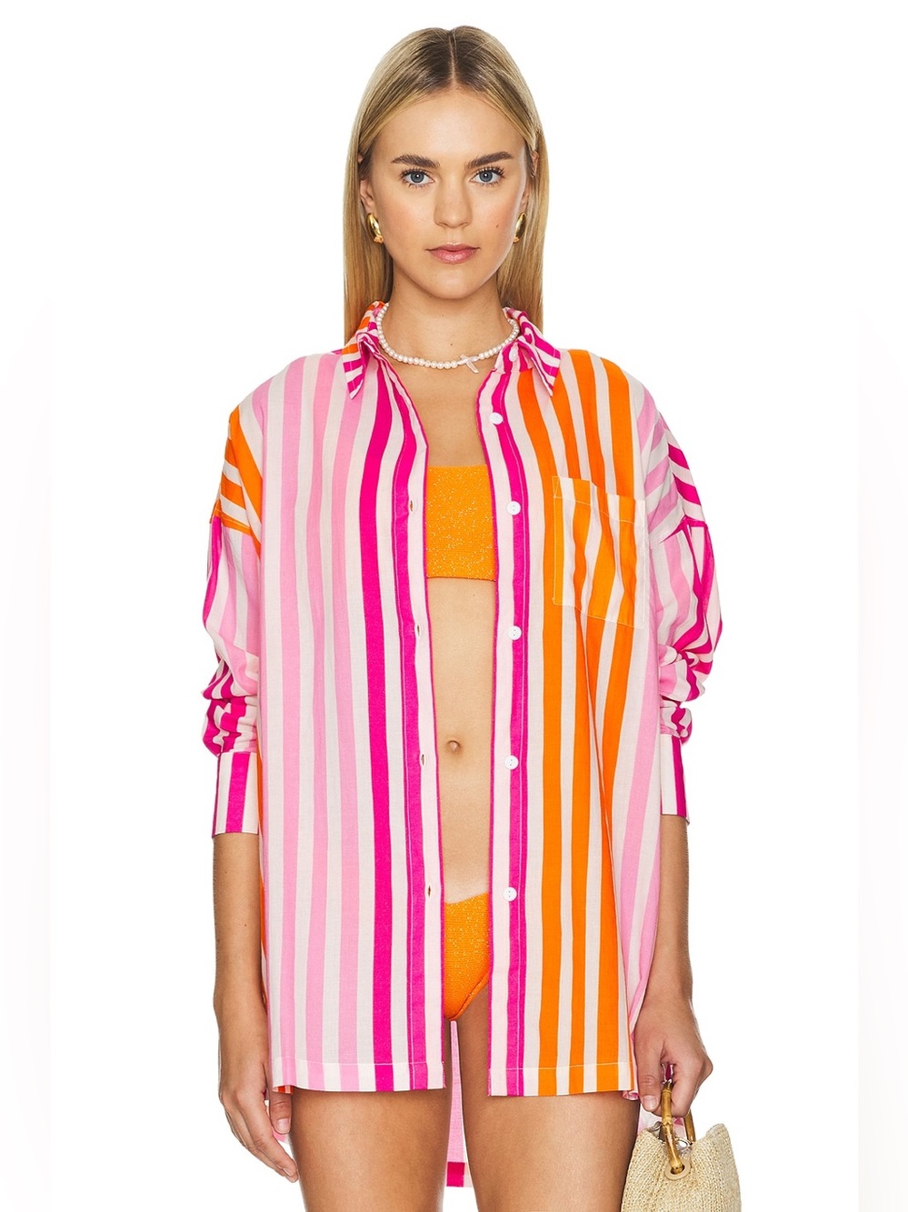 BEACH RIOT • Alexa Top in Sunset Stripes